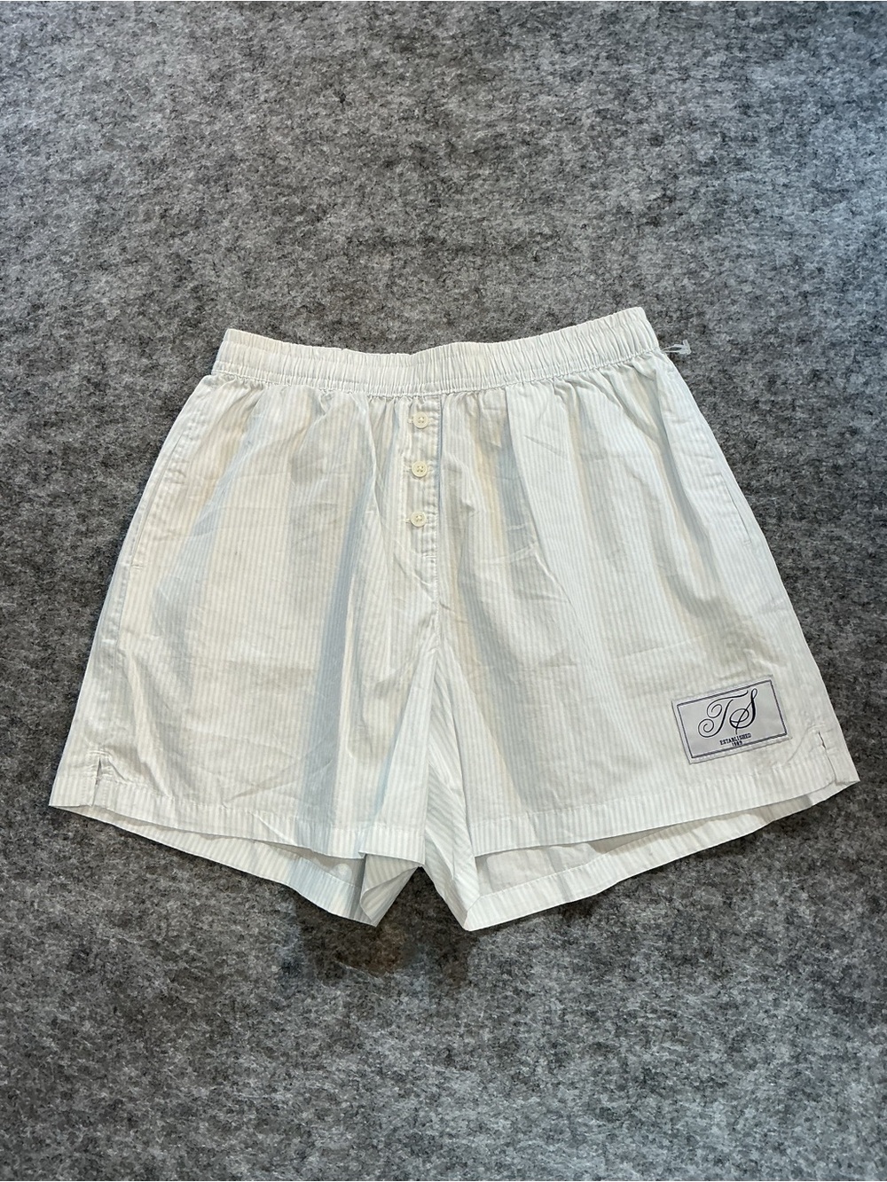 Taylor Swift | 1989 Licensed Blue Pinstripe Poplin Women’s Lounge Merch Shorts